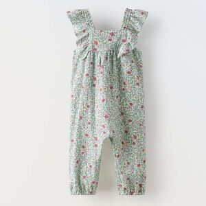 ZARA Floral Print Romper